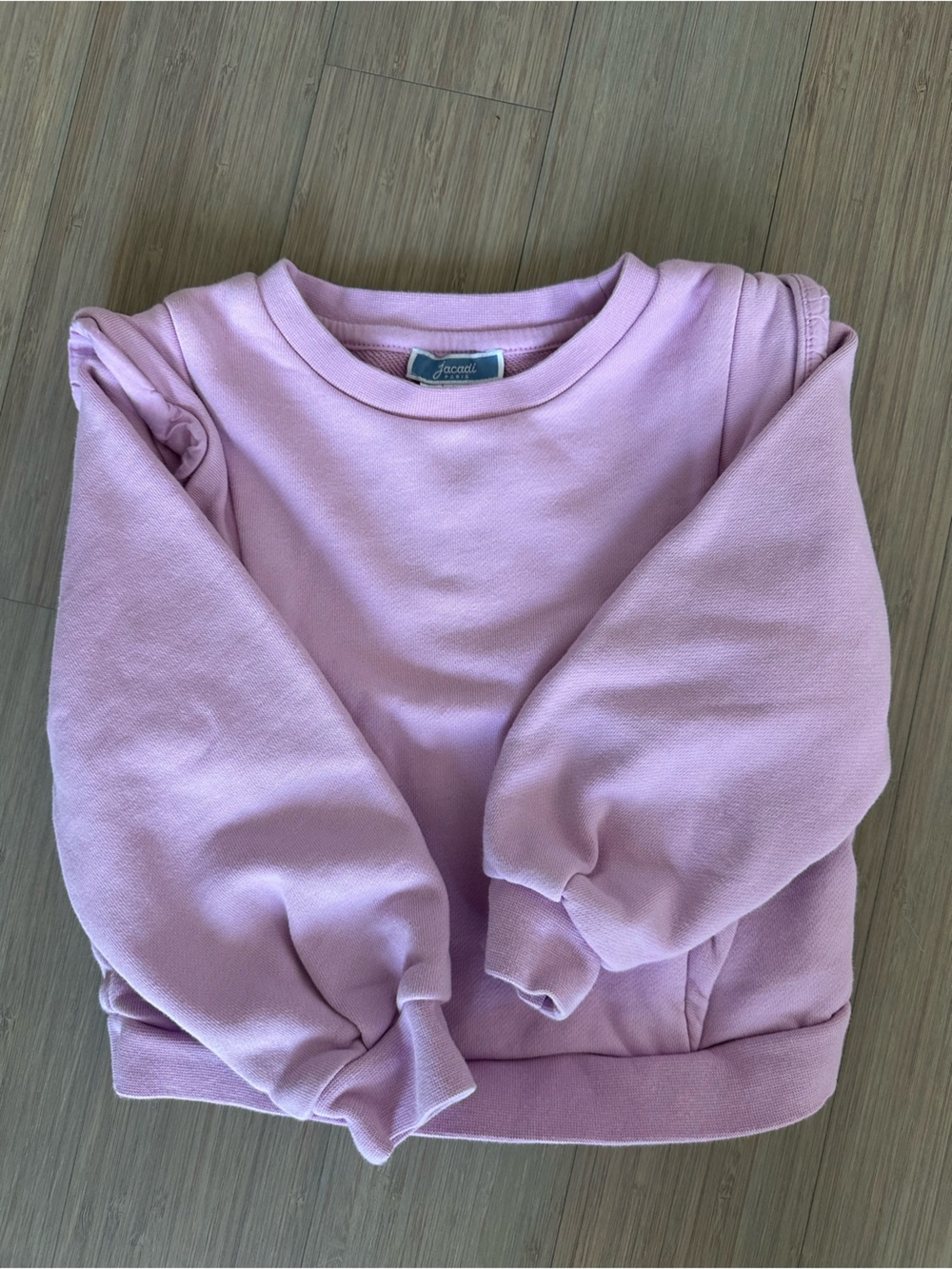 Jacadi Lilac Ruffle Pullover Sweatshirt